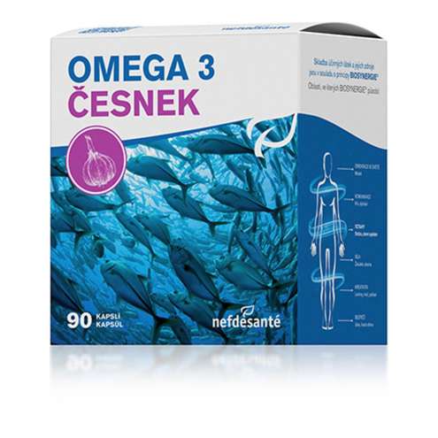 Nefdesante Omega 3 Česnek - Омега 3 и чеснок, 90 капсул